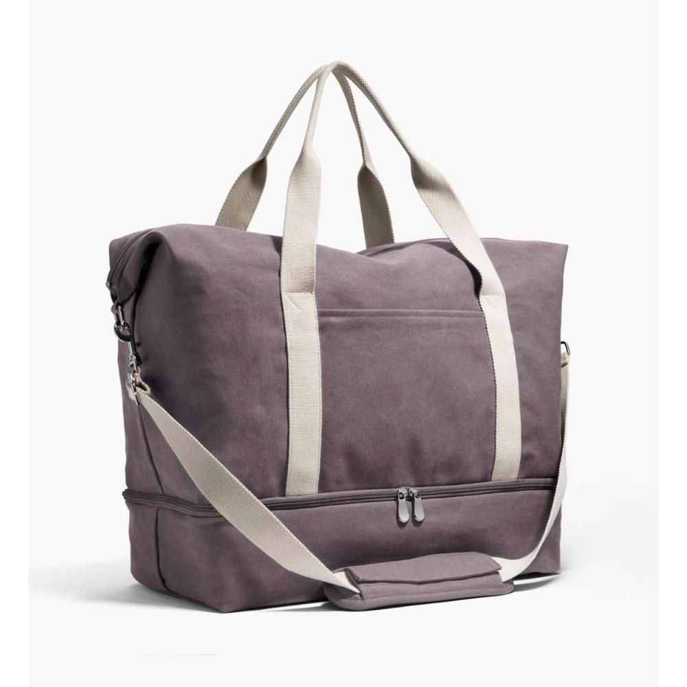 Lo & Sons Catalina Large Deluxe Organic Cotton Canvas Weekender Travel Bag